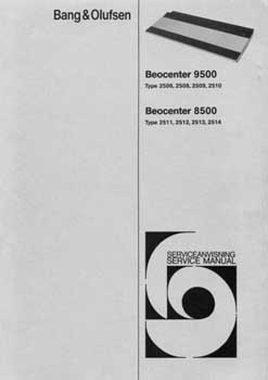 Bang and Olufsen Beocenter 9500 service manual PDF